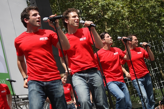 Jarrod Spector, Sebastian Arcelus, Dominic Nolfi and Matt Bogart Photo