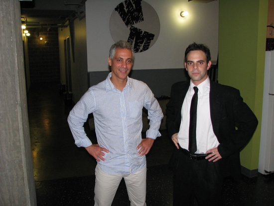 Photo Flash: Rahm Emanuel, Sen Durbin & More Visit Wolly Mammoth's BARACK STARS Image