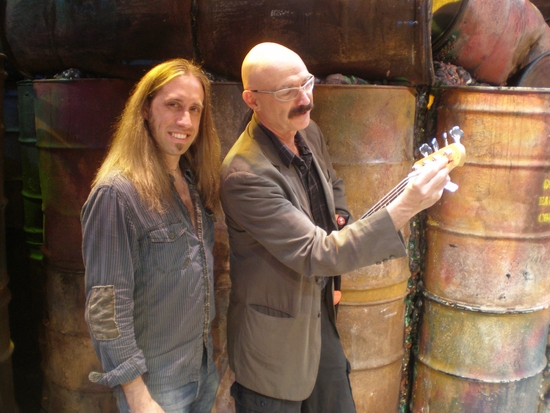 Photo Flash: Legendary Bass Guitarist Tony Levin Visits 'THE TOXIC AVENGER' Image