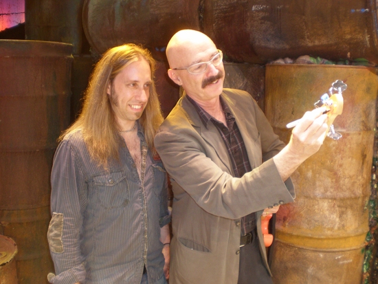 Photo Flash: Legendary Bass Guitarist Tony Levin Visits 'THE TOXIC AVENGER' Image