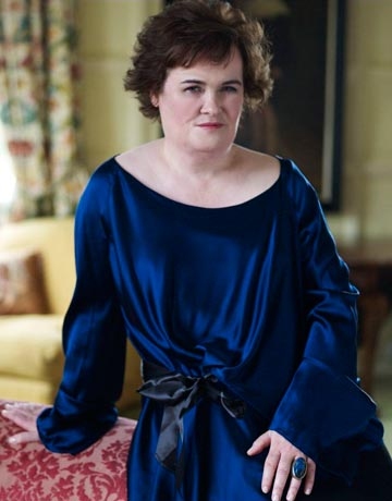 Photo Flash: Britain's Got Talent's Susan Boyle In Harper's Bazaar Image