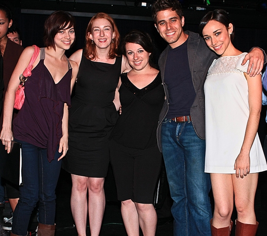 Krysta Rodriguez, Alison Posner, Michelle Kinney, Josh Young and Gemma Ashely-Kaplan Photo