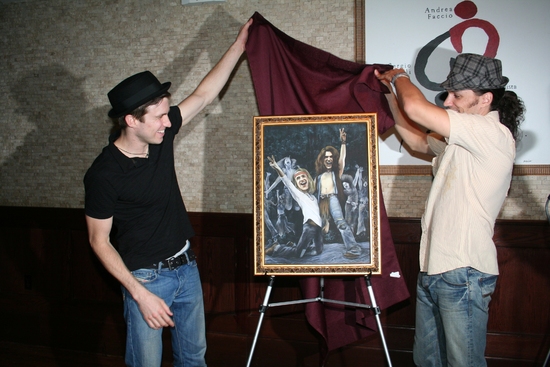 Photo Coverage: HAIR Stars Creel and Swenson Unveil Their Tony's DiNapoli 'Broadway Wall of Fame'  Portrait Image
