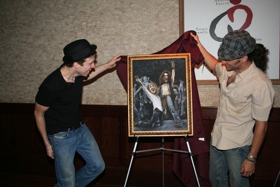 Photo Coverage: HAIR Stars Creel and Swenson Unveil Their Tony's DiNapoli 'Broadway Wall of Fame'  Portrait Image