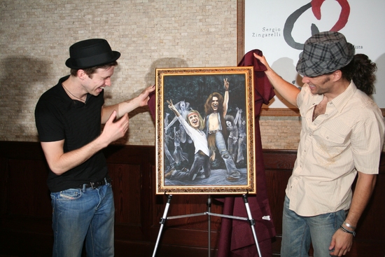 Photo Coverage: HAIR Stars Creel and Swenson Unveil Their Tony's DiNapoli 'Broadway Wall of Fame'  Portrait Image