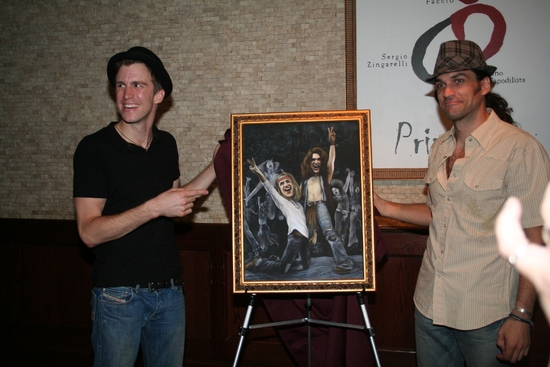 Photo Coverage: HAIR Stars Creel and Swenson Unveil Their Tony's DiNapoli 'Broadway Wall of Fame'  Portrait Image