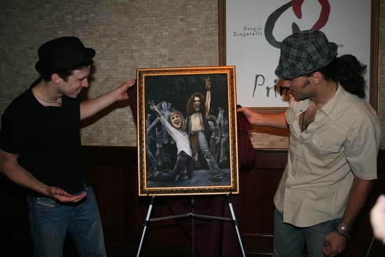 Photo Coverage: HAIR Stars Creel and Swenson Unveil Their Tony's DiNapoli 'Broadway Wall of Fame'  Portrait Image
