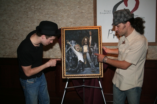 Photo Coverage: HAIR Stars Creel and Swenson Unveil Their Tony's DiNapoli 'Broadway Wall of Fame'  Portrait Image