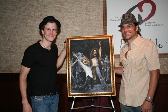 Photo Coverage: HAIR Stars Creel and Swenson Unveil Their Tony's DiNapoli 'Broadway Wall of Fame'  Portrait Image