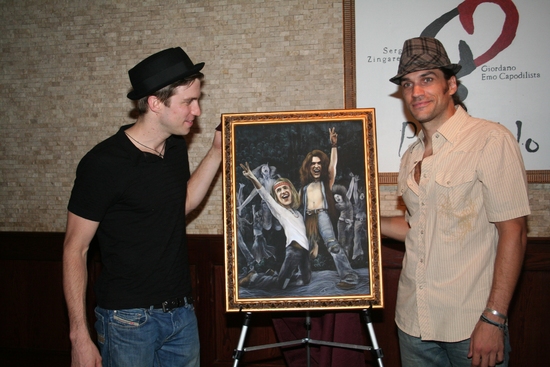 Photo Coverage: HAIR Stars Creel and Swenson Unveil Their Tony's DiNapoli 'Broadway Wall of Fame'  Portrait Image