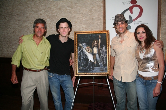 Photo Coverage: HAIR Stars Creel and Swenson Unveil Their Tony's DiNapoli 'Broadway Wall of Fame'  Portrait Image