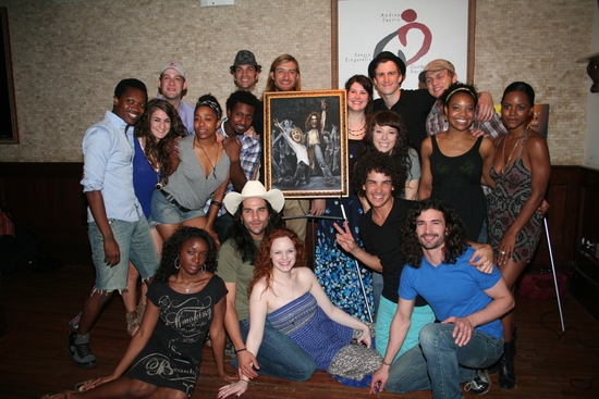 Photo Coverage: HAIR Stars Creel and Swenson Unveil Their Tony's DiNapoli 'Broadway Wall of Fame'  Portrait Image