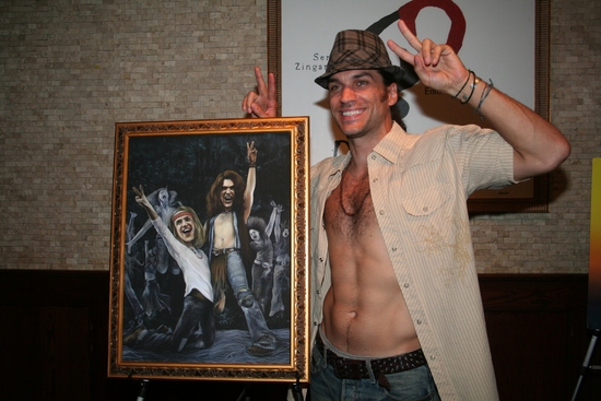 Photo Coverage: HAIR Stars Creel and Swenson Unveil Their Tony's DiNapoli 'Broadway Wall of Fame'  Portrait Image