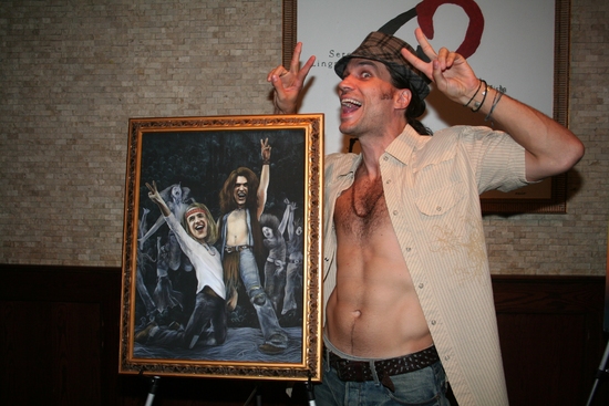 Photo Coverage: HAIR Stars Creel and Swenson Unveil Their Tony's DiNapoli 'Broadway Wall of Fame'  Portrait Image
