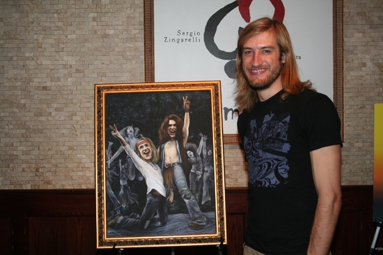 Photo Coverage: HAIR Stars Creel and Swenson Unveil Their Tony's DiNapoli 'Broadway Wall of Fame'  Portrait Image