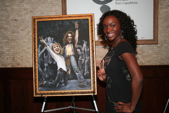 Photo Coverage: HAIR Stars Creel and Swenson Unveil Their Tony's DiNapoli 'Broadway Wall of Fame'  Portrait Image