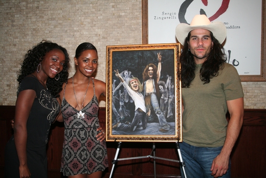 Photo Coverage: HAIR Stars Creel and Swenson Unveil Their Tony's DiNapoli 'Broadway Wall of Fame'  Portrait Image