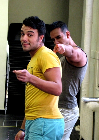 Photo Flash: THE FULL MONTY Cast Bares All In Rehearsals In Rehearsals In NYC, Show Opens 8/12 Image
