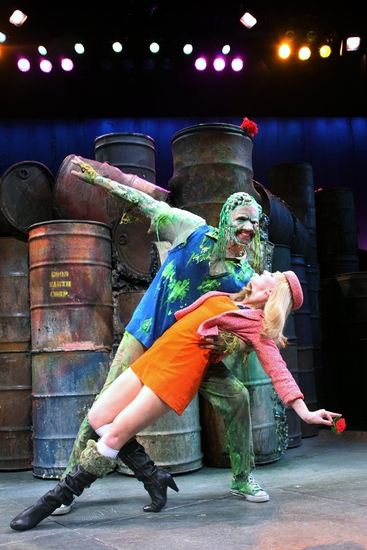 Photo EXCLUSIVE: THE TOXIC AVENGER Cast 'Burns' The New World Stages 'Floor' Image