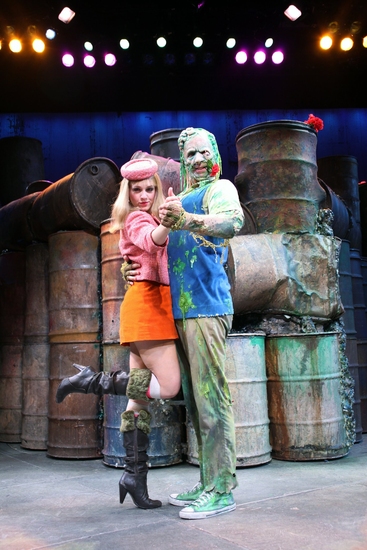 Photo EXCLUSIVE: THE TOXIC AVENGER Cast 'Burns' The New World Stages 'Floor' Image