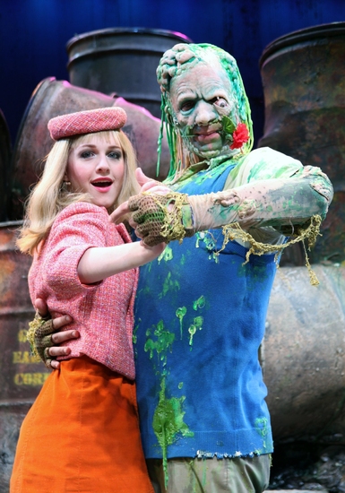 Photo EXCLUSIVE: THE TOXIC AVENGER Cast 'Burns' The New World Stages 'Floor' Image