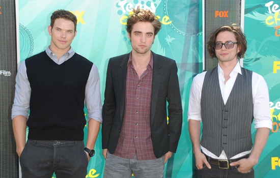 Kellan Lutz, Robert Pattinson and Jackson Rathbone Photo