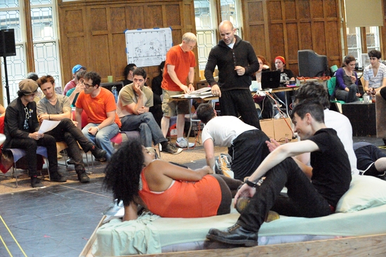 Photo Flash: Green Day Visits AMERICAN IDIOT Rehearsals Image