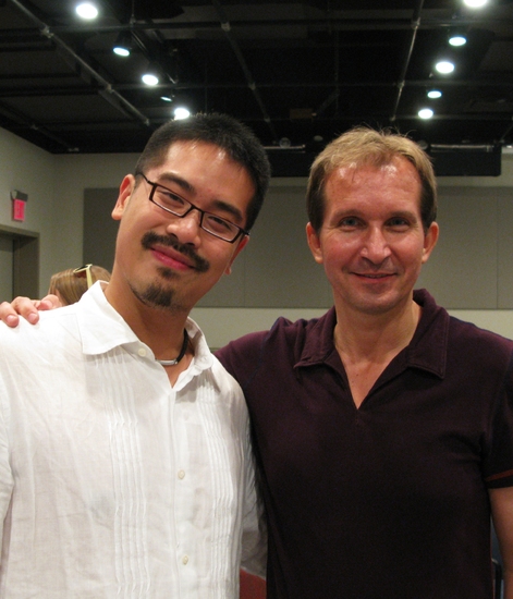 Director Ed Sylvanus Iskandar and Choreographer Stas Kmiec Photo