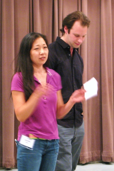 Choreographer Lainie Sakakura and Director James Dacre Photo