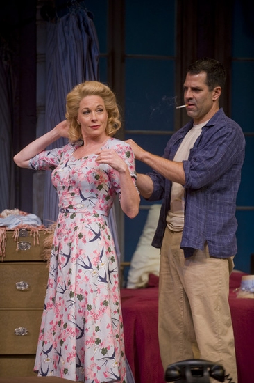 Marin Mazzie (Blanche DuBois) and Christopher Innvar (Stanely Kowalski) Photo