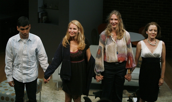 Photo Coverage: Primary Stages' A LIFETIME BURNING Opening Night - Curtain Call Image