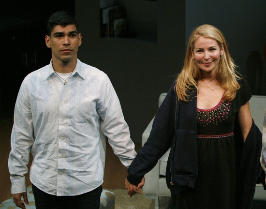 Photo Coverage: Primary Stages' A LIFETIME BURNING Opening Night - Curtain Call Image