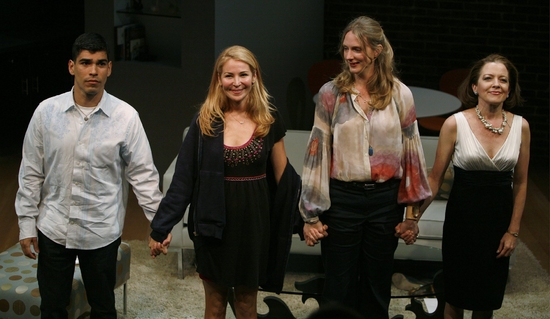 Photo Coverage: Primary Stages' A LIFETIME BURNING Opening Night - Curtain Call Image
