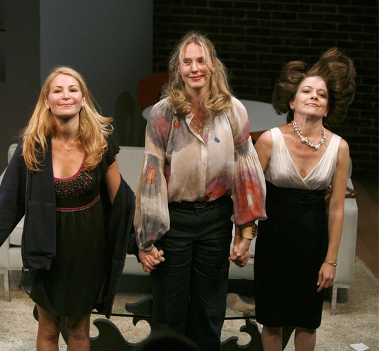 Photo Coverage: Primary Stages' A LIFETIME BURNING Opening Night - Curtain Call Image