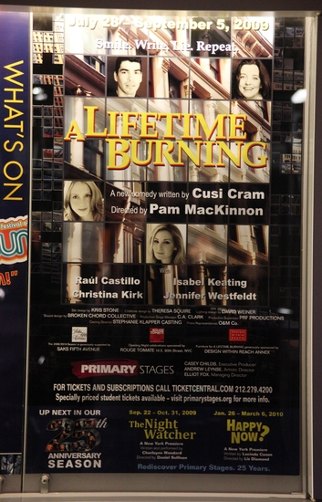 Photo Coverage: Primary Stages' A LIFETIME BURNING Opening Night - Curtain Call Image
