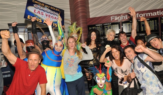 Photo Flash: Cirque du Soleil Welcomes 'ELVIS' Show Cast To Las Vegas' McCarran Airport Image