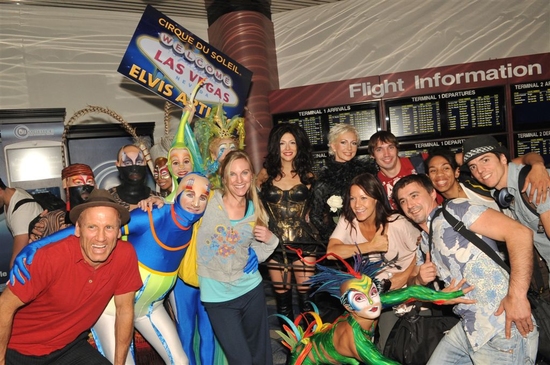 Photo Flash: Cirque du Soleil Welcomes 'ELVIS' Show Cast To Las Vegas' McCarran Airport Image