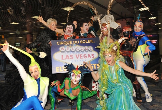 Photo Flash: Cirque du Soleil Welcomes 'ELVIS' Show Cast To Las Vegas' McCarran Airport Image