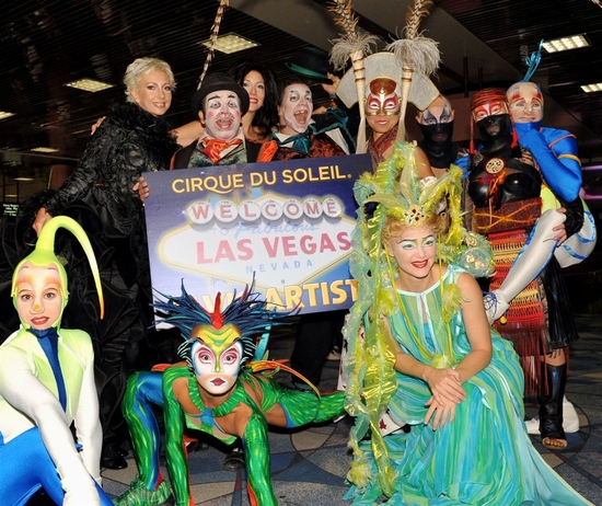 Photo Flash: Cirque du Soleil Welcomes 'ELVIS' Show Cast To Las Vegas' McCarran Airport Image