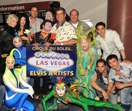 Photo Flash: Cirque du Soleil Welcomes 'ELVIS' Show Cast To Las Vegas' McCarran Airport Image