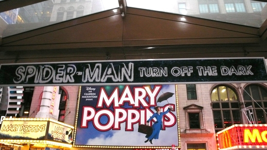Photo Spotlight: 'SPIDER-MAN, Turn Off The Dark' Theatre Marquee Image