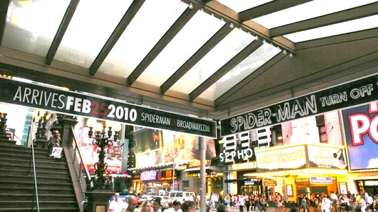 Photo Spotlight: 'SPIDER-MAN, Turn Off The Dark' Theatre Marquee Image