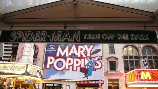 Photo Spotlight: 'SPIDER-MAN, Turn Off The Dark' Theatre Marquee Image