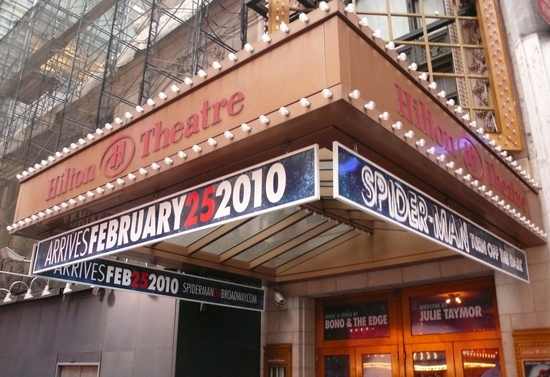 Photo Spotlight: 'SPIDER-MAN, Turn Off The Dark' Theatre Marquee Image
