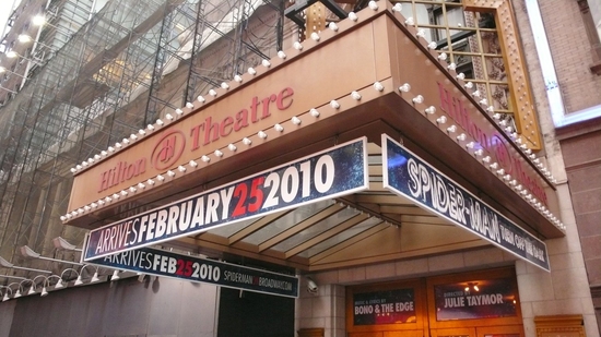 Photo Spotlight: 'SPIDER-MAN, Turn Off The Dark' Theatre Marquee Image
