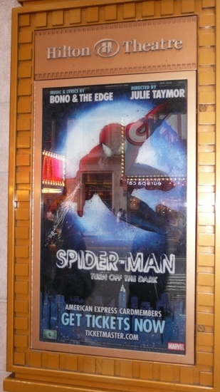 Photo Spotlight: 'SPIDER-MAN, Turn Off The Dark' Theatre Marquee Image