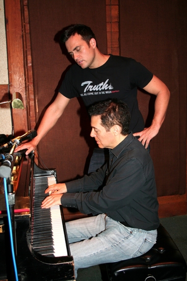 Cheyenne Jackson and Michael Feinstein Photo