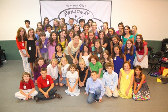Photo Flash: SHREK THE MUSICAL Star Sutton Foster Visits Broadway Artists Alliance Image