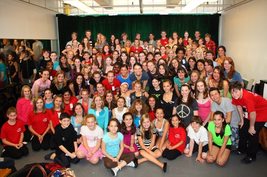 Photo Flash: SHREK THE MUSICAL Star Sutton Foster Visits Broadway Artists Alliance Image