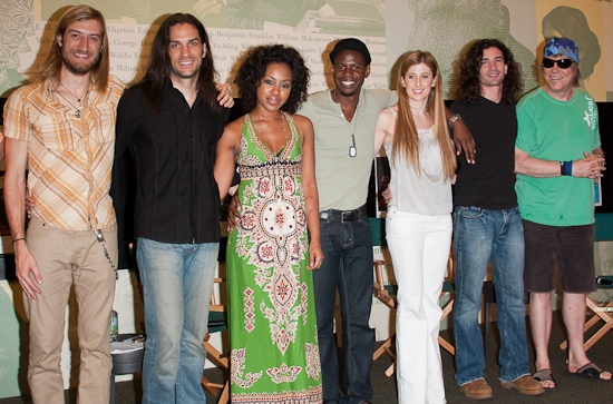 Bryce Ryness, Will Swenson, Sasha Allen, Darius Nichols, Caissie Levy, Paris Remillar Photo